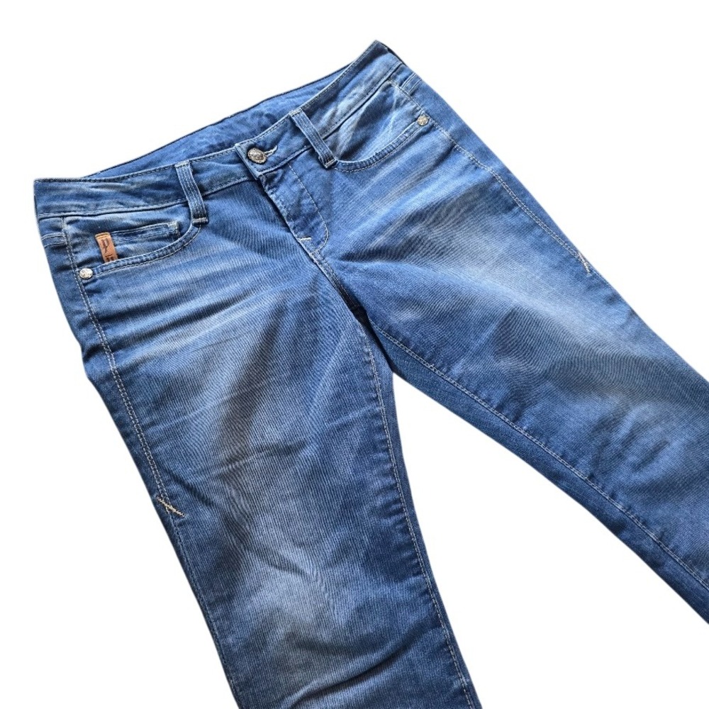 Pür Straight Leg Ankle Jeans Women 29‎ Low Rise Y2K Indie Sleaze Western Denim